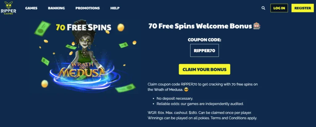 Ripper No Deposit Bonus Review: Why Ripper Skips Live Dealers